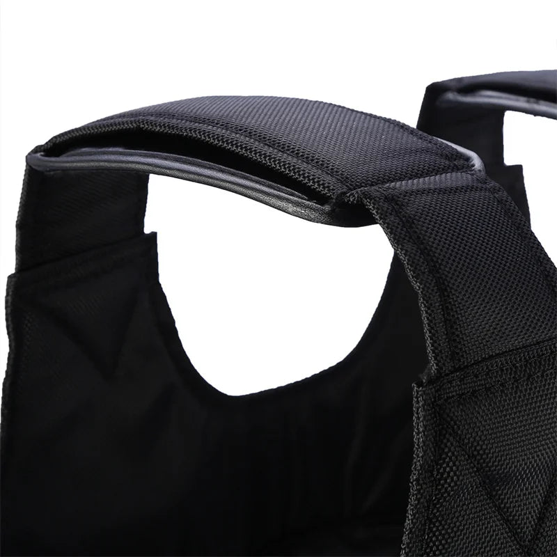 🔹 Adjustable Weighted Vest Set – 15–50kg Bodybuilding Gear
