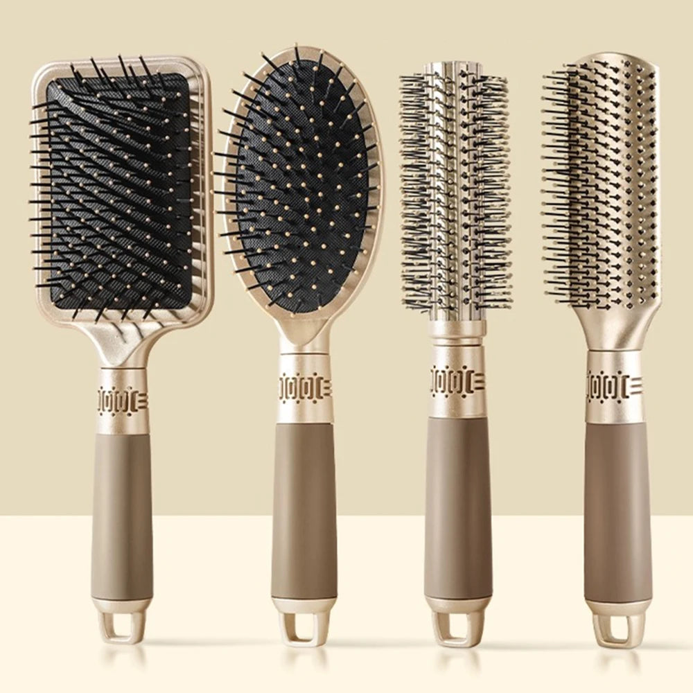 CALIYI Air Cushion Scalp Hair Brush – Anti-Static Oval Comb for Men & Women
