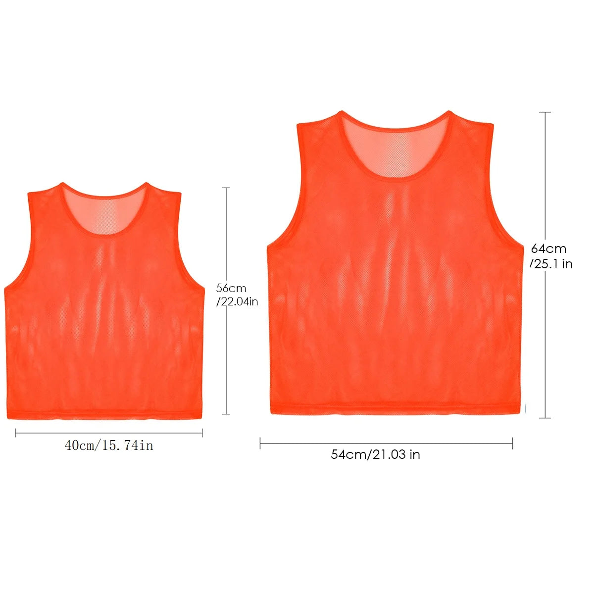 12PCS Kids Basketball Jerseys – Quick Dry Youth Soccer Training Pinnies Set