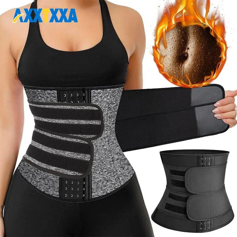🏋️‍♀️ Waist Trainer Sauna Belt – Tummy Control Workout Girdle for Men & Women