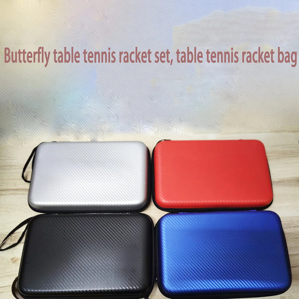 EVA Table Tennis Racket Bag – Waterproof Ping Pong Case