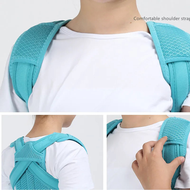 Posture Corrector Belt – Adjustable Shoulder & Waist Support for Adults & Kids