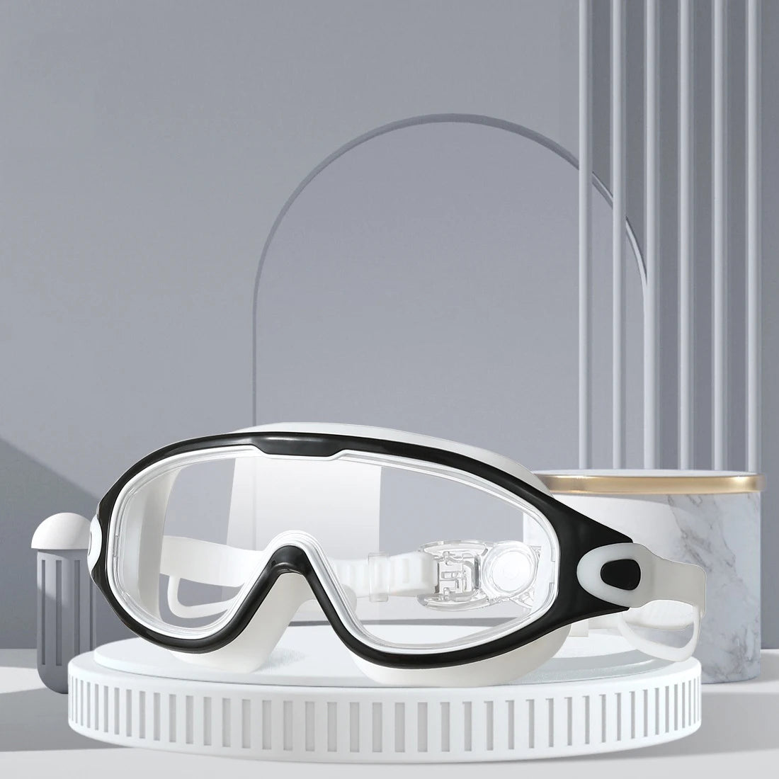 🥽 HD Anti-Fog Swimming Goggles – Large Frame