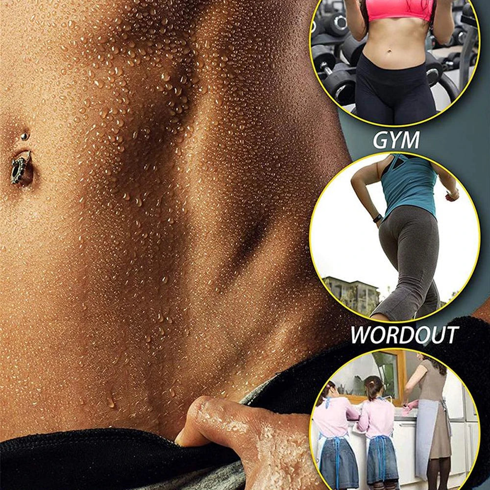 🏋️‍♀️ Waist Trainer Sauna Belt – Tummy Control Workout Girdle for Men & Women