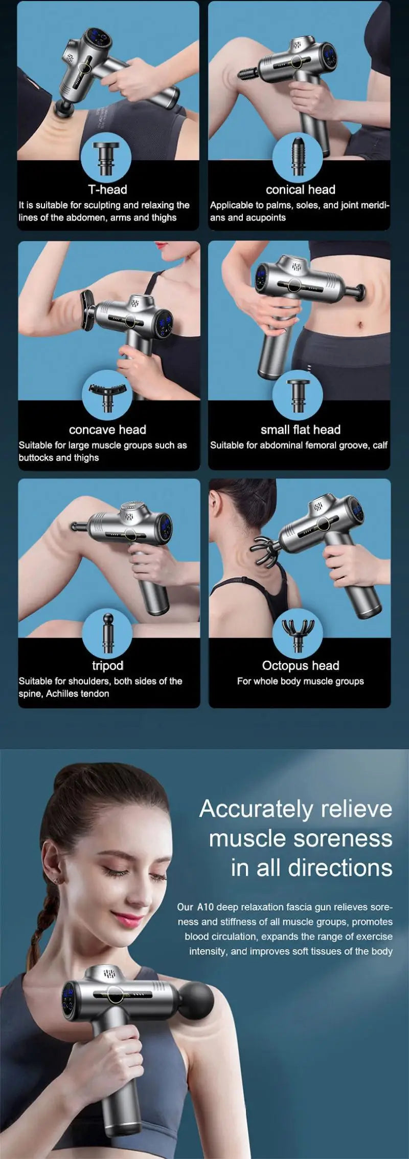 99-Speed Muscle Massage Gun – Professional Deep Tissue Massager for Neck & Back Pain