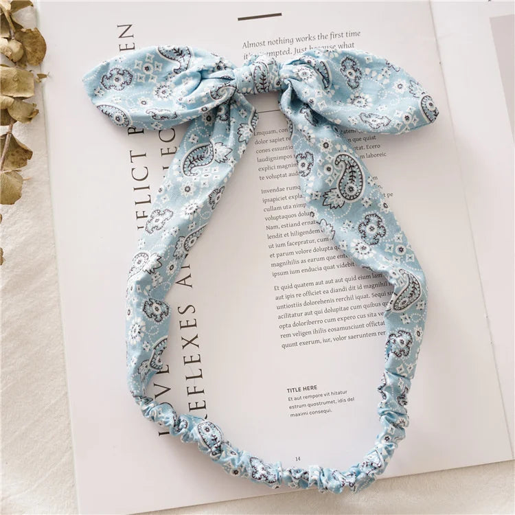 💫 Boho Soft Vintage Headbands – Cross Knot Elastic Hair Turban