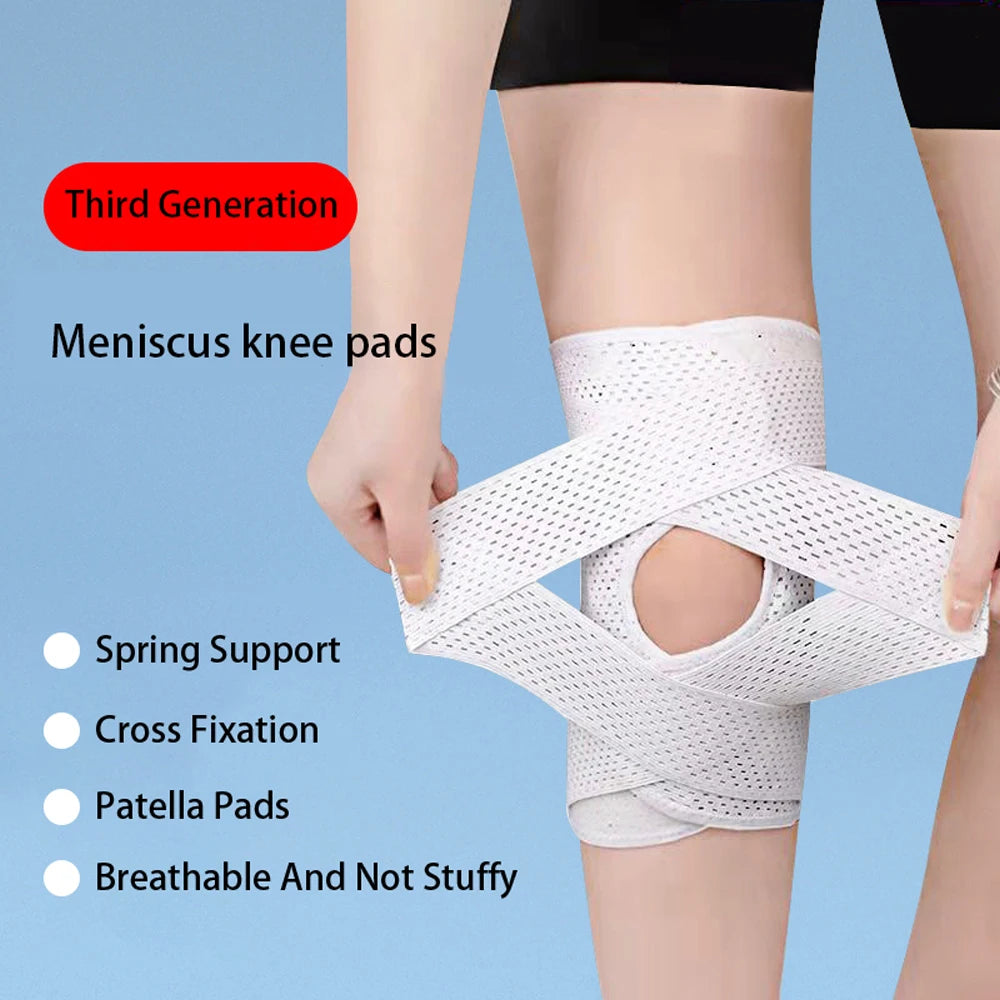 Adjustable Knee Brace w/ Side Stabilizers – Meniscus Tear & Arthritis Pain Relief