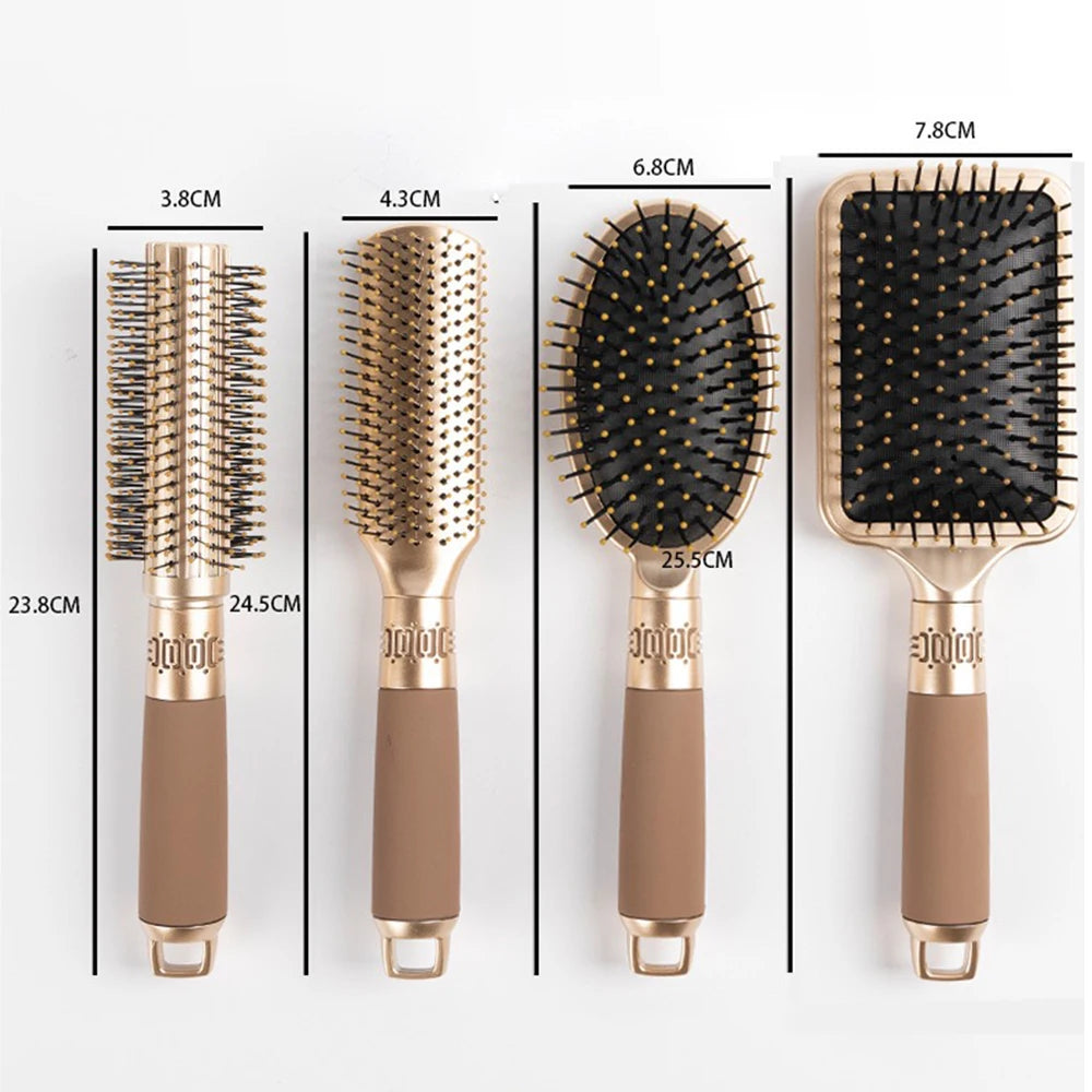 CALIYI Air Cushion Scalp Hair Brush – Anti-Static Oval Comb for Men & Women