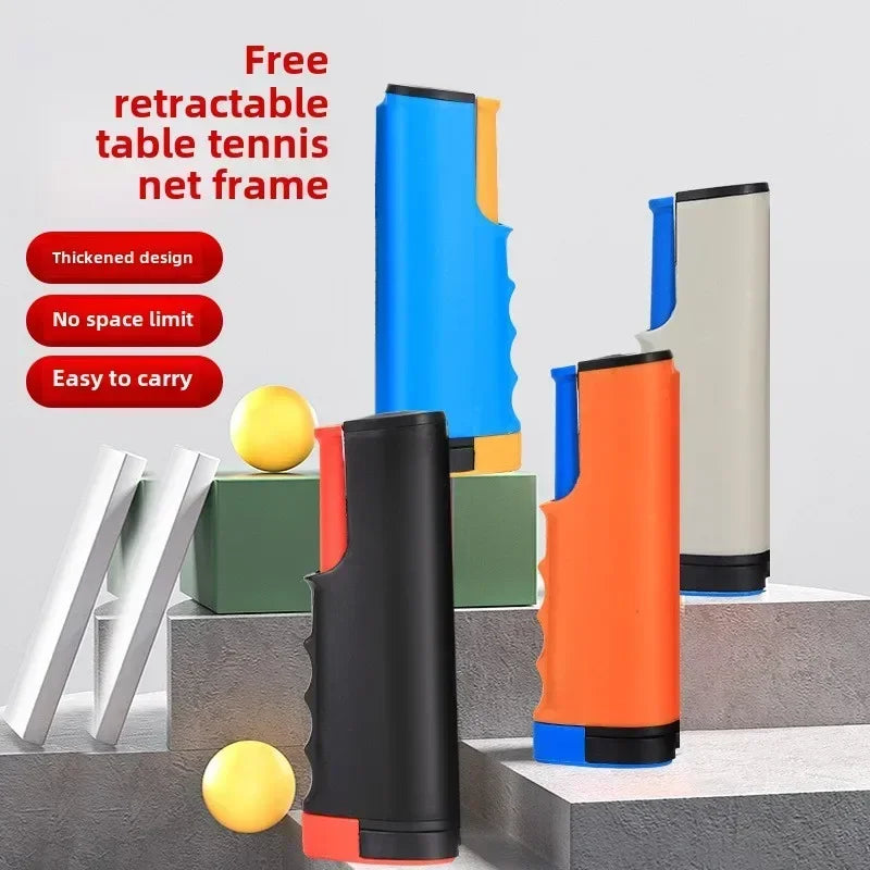 Retractable Ping Pong Net – Portable Table Tennis Post Rack Set