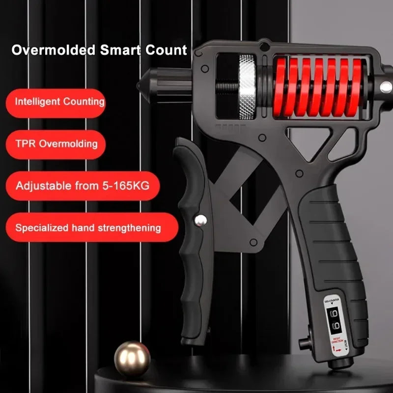 Adjustable Hand Grip Strengthener 5–165kg / 5–100kg Forearm Trainer
