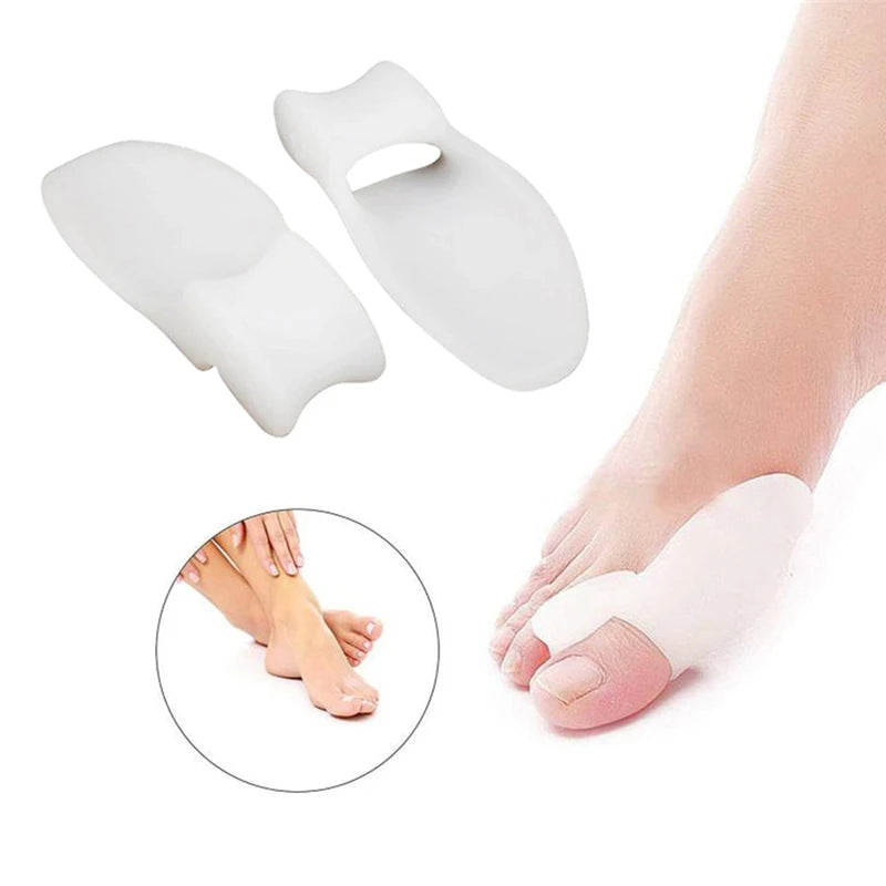 Silicone Gel Toe Separators – Bunion & Thumb Corrector for Pain Relief and Toe Alignment