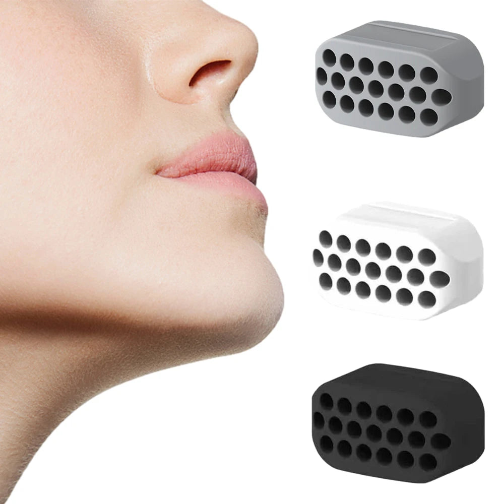 Silicone Jaw Exerciser (2-Pack) – Face & Jawline Trainer, BPA-Free