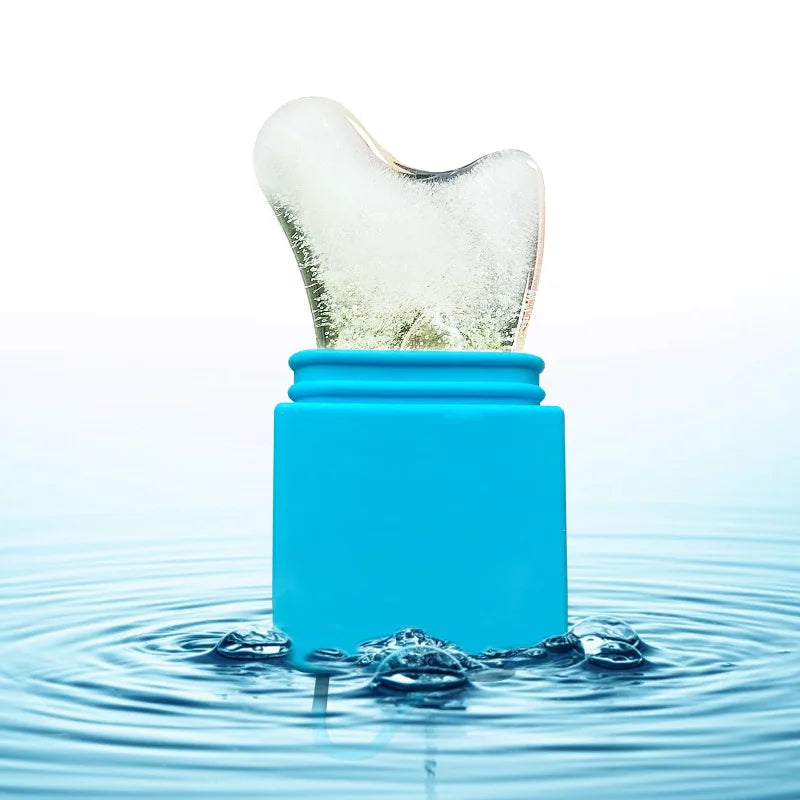 Silicone Face Ice Roller – Cooling Facial Massager to De-Puff & Soothe