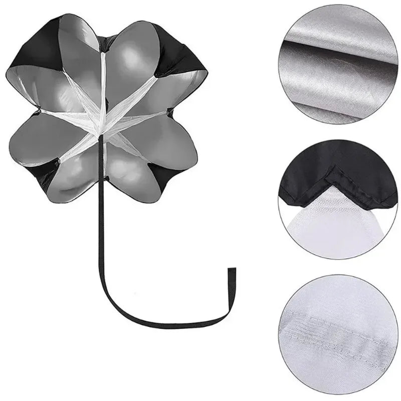Adjustable Speed Training Parachute – Resistance Running Chute for Sprint, Agility & Fitness Training