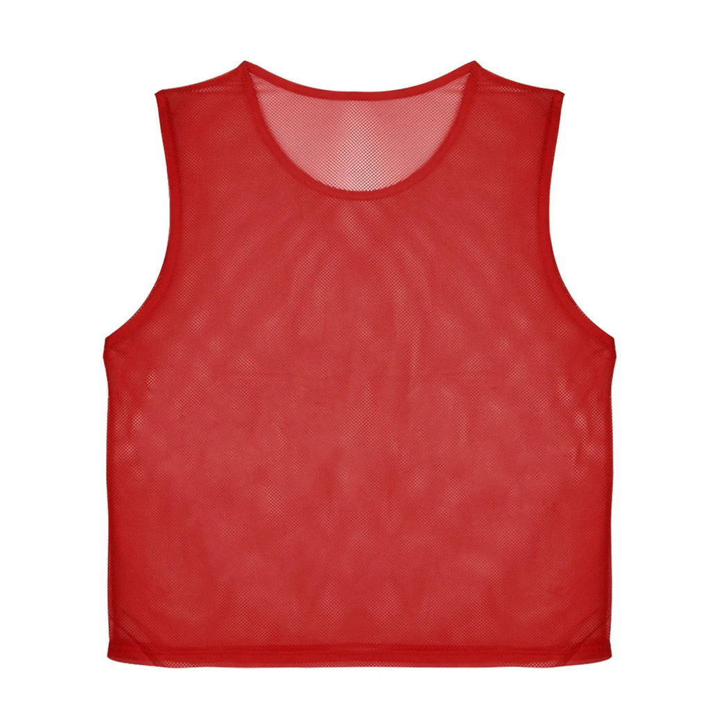 12PCS Kids Basketball Jerseys – Quick Dry Youth Soccer Training Pinnies Set