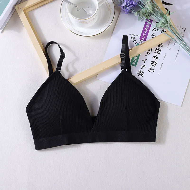 🎽 Adjustable Backless Sports Bra – Elastic Yoga & Running Crop Top