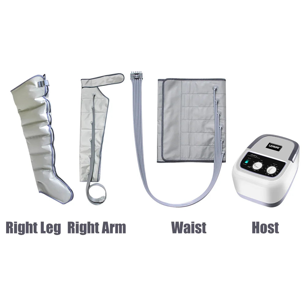 Air Compression Leg Massager with Heat & Vibration – Recovery & Circulation