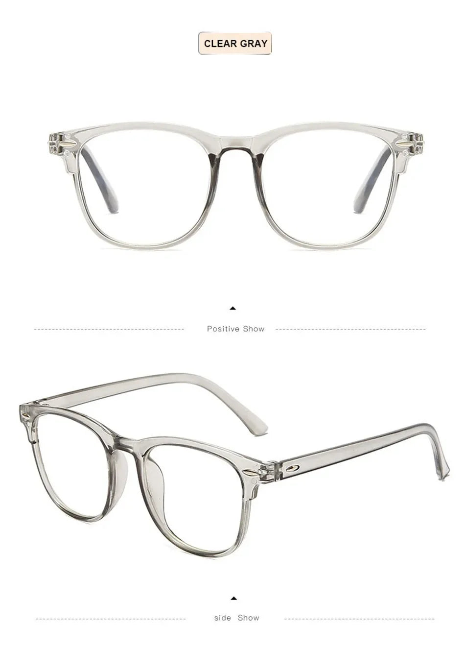 Anti Blue Light Glasses – Clear Frame Unisex Computer Gaming Eyewear