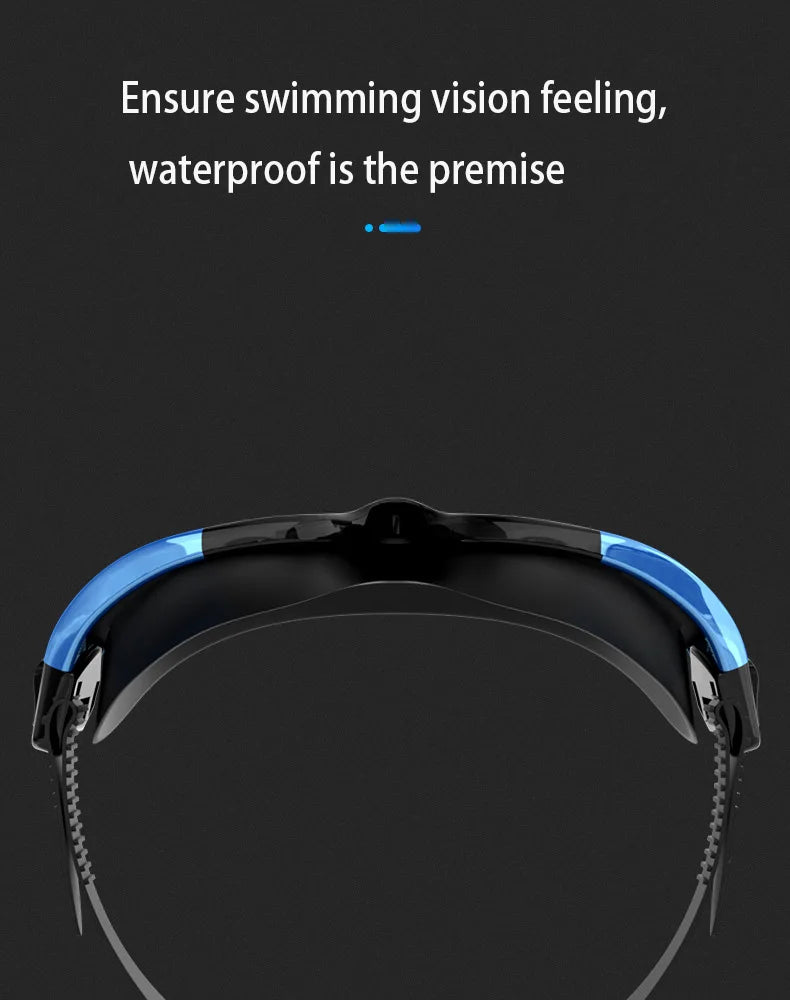 🥽 HD Anti-Fog Swimming Goggles – Large Frame