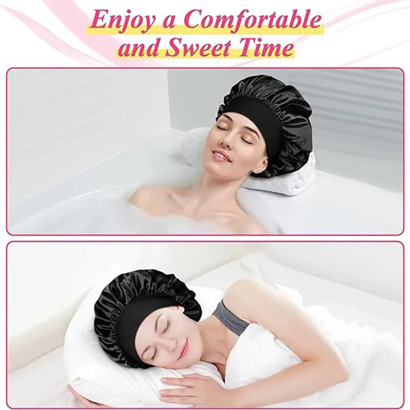 💤 Silk Satin Sleep Bonnet for Women (YM01)