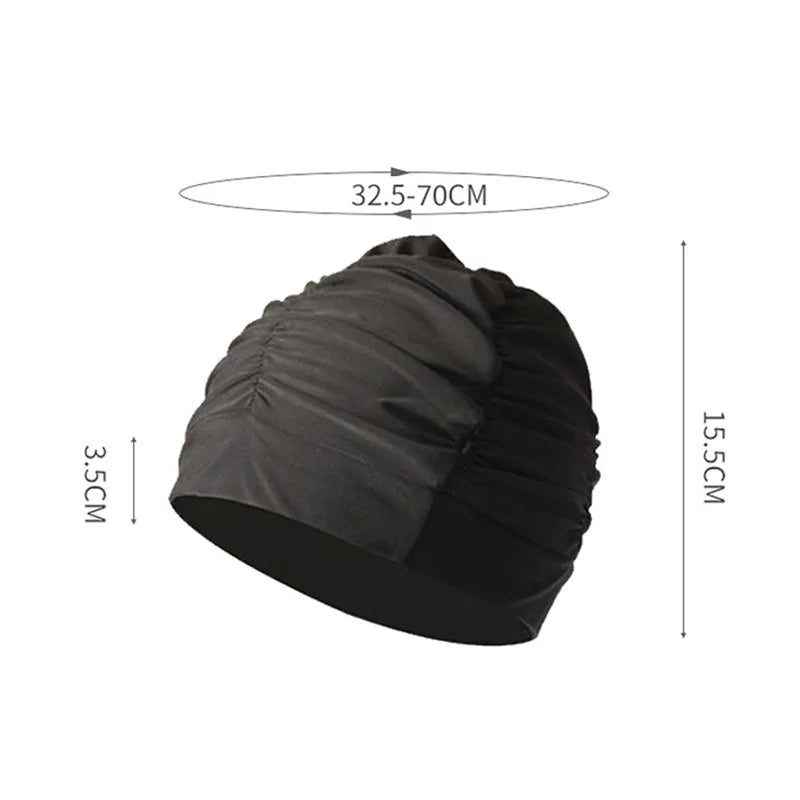 🏊‍♀️ Stretch Swimming Cap for Women & Girls