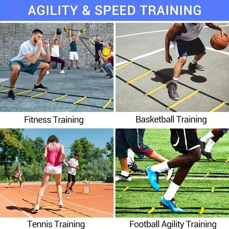 Detachable Agility Ladder – Speed Training Equipment for Football, Soccer & Sports