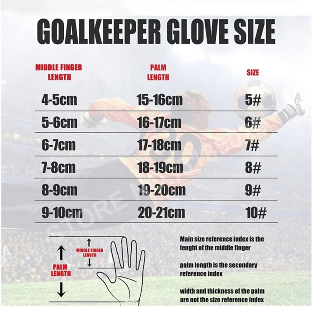 Pro Goalkeeper Gloves – Latex Soccer Goalie Gloves for Kids & Adults Training Match