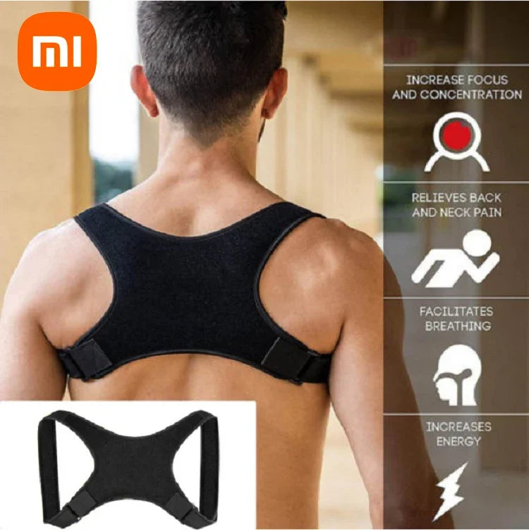 Xiaomi Spine Posture Corrector – Adjustable Back & Shoulder Brace for Humpback, Pain Relief & Support