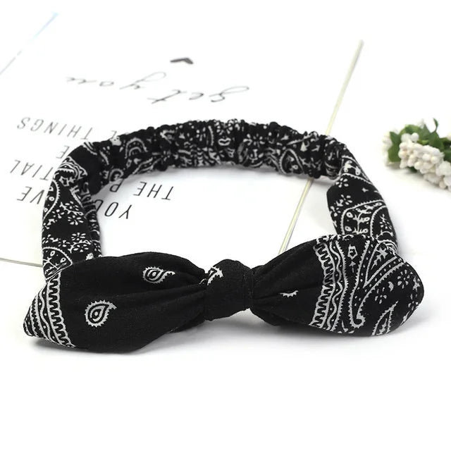 💫 Boho Soft Vintage Headbands – Cross Knot Elastic Hair Turban