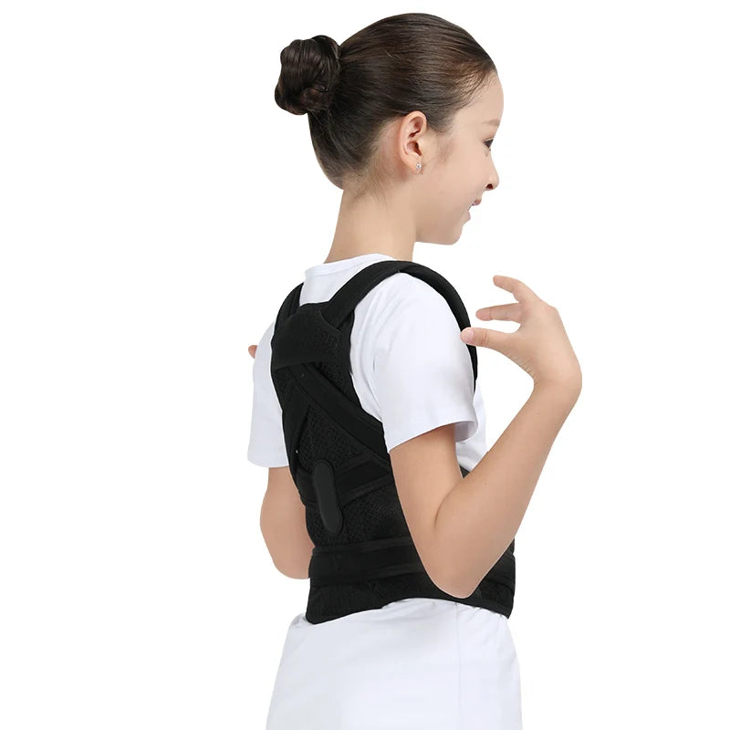 Posture Corrector Belt – Adjustable Shoulder & Waist Support for Adults & Kids