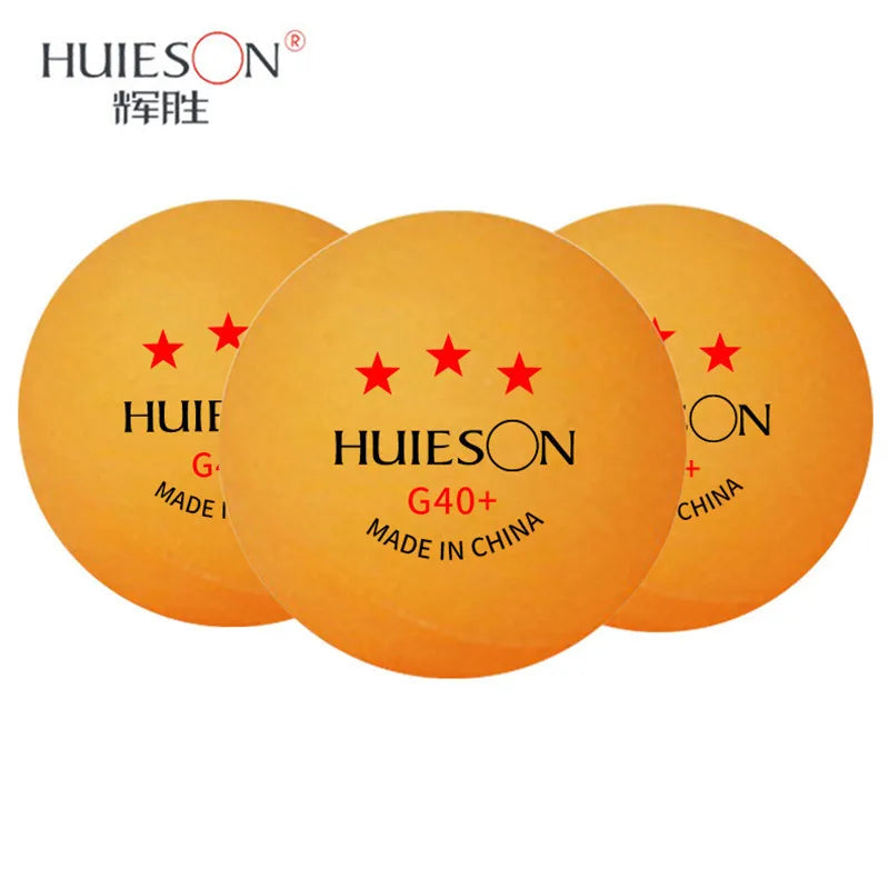 Huieson 3-Star Ping Pong Balls – ABS+ Training & Competition Table Tennis Balls, Durable Spin Control