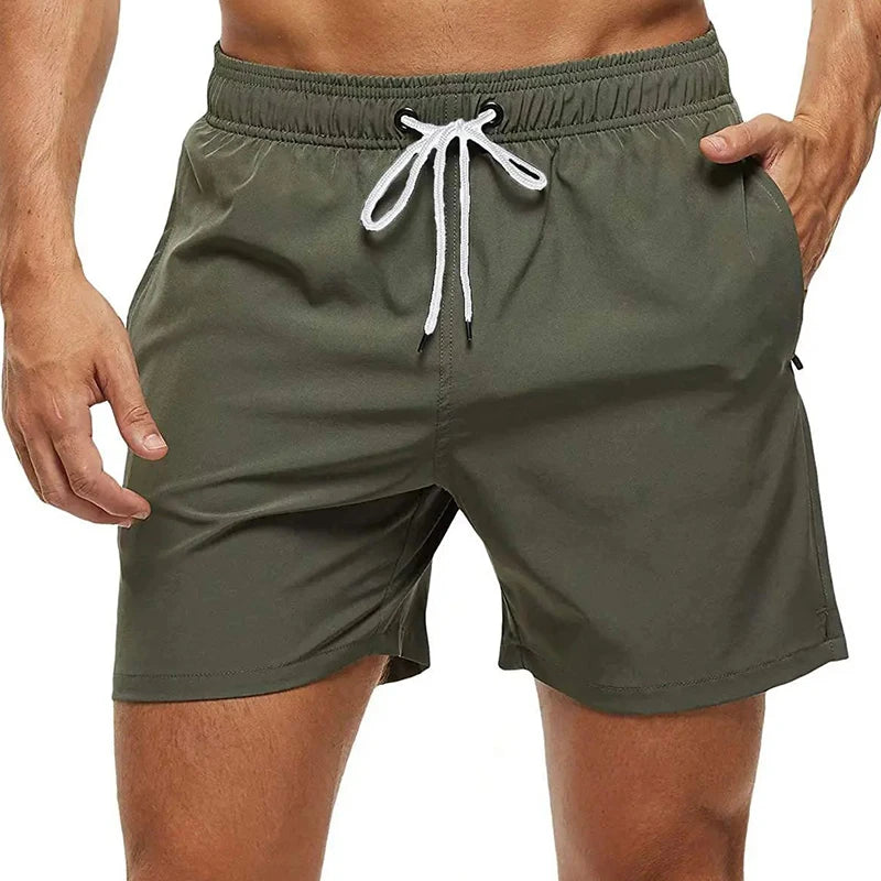 🩲 Men’s Swim Trunks with Mesh Lining – Soft & Breathable