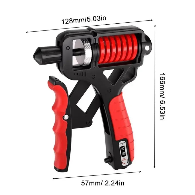 Adjustable Hand Grip Strengthener 5–165kg / 5–100kg Forearm Trainer