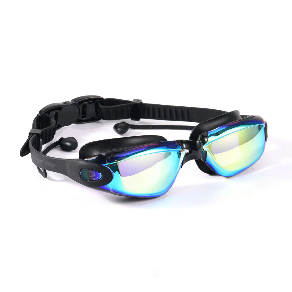 ARENA Pro Swimming Goggles with Earplugs – Anti-Fog UV Swim Glasses for Training