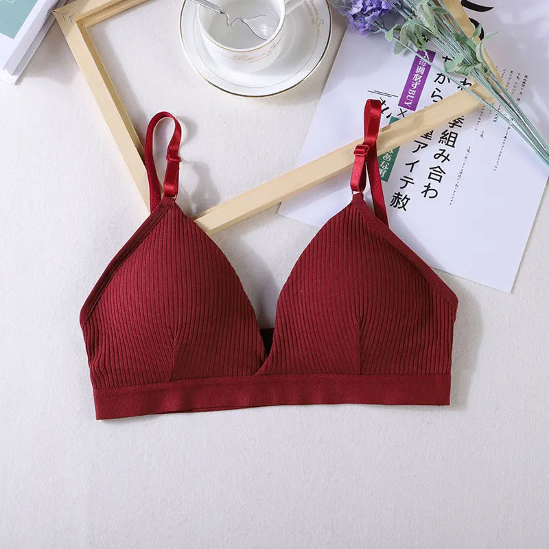 🎽 Adjustable Backless Sports Bra – Elastic Yoga & Running Crop Top