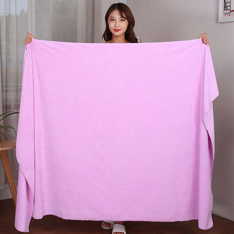 🛁 XL Microfiber Bath Towel – Quick Dry & Soft