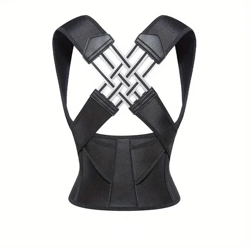 🔙 Full Back Posture Corrector – Shoulder & Lumbar Support for Women & Men