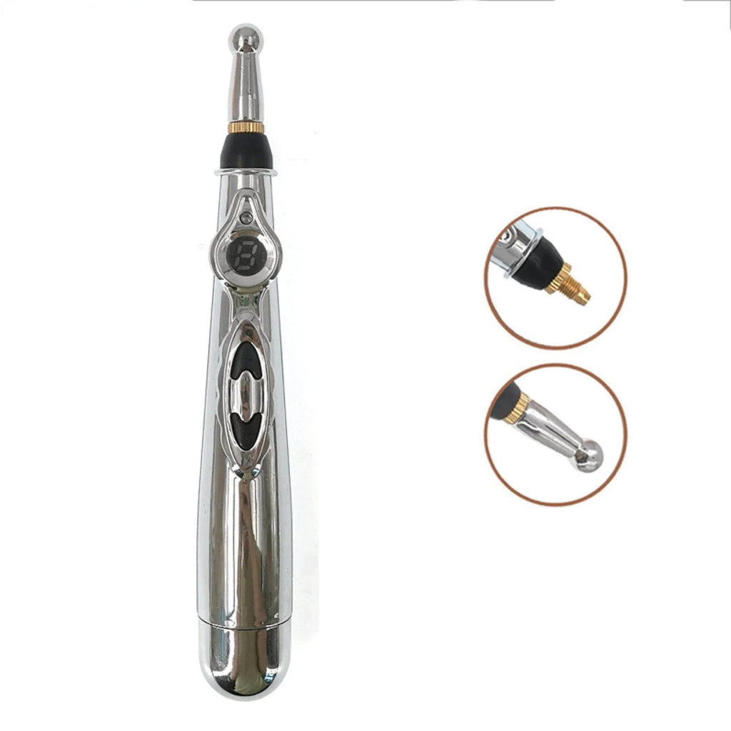 ⚡ Electric Acupuncture Massage Pen – Meridian Energy Laser Pen for Body Pain Relief