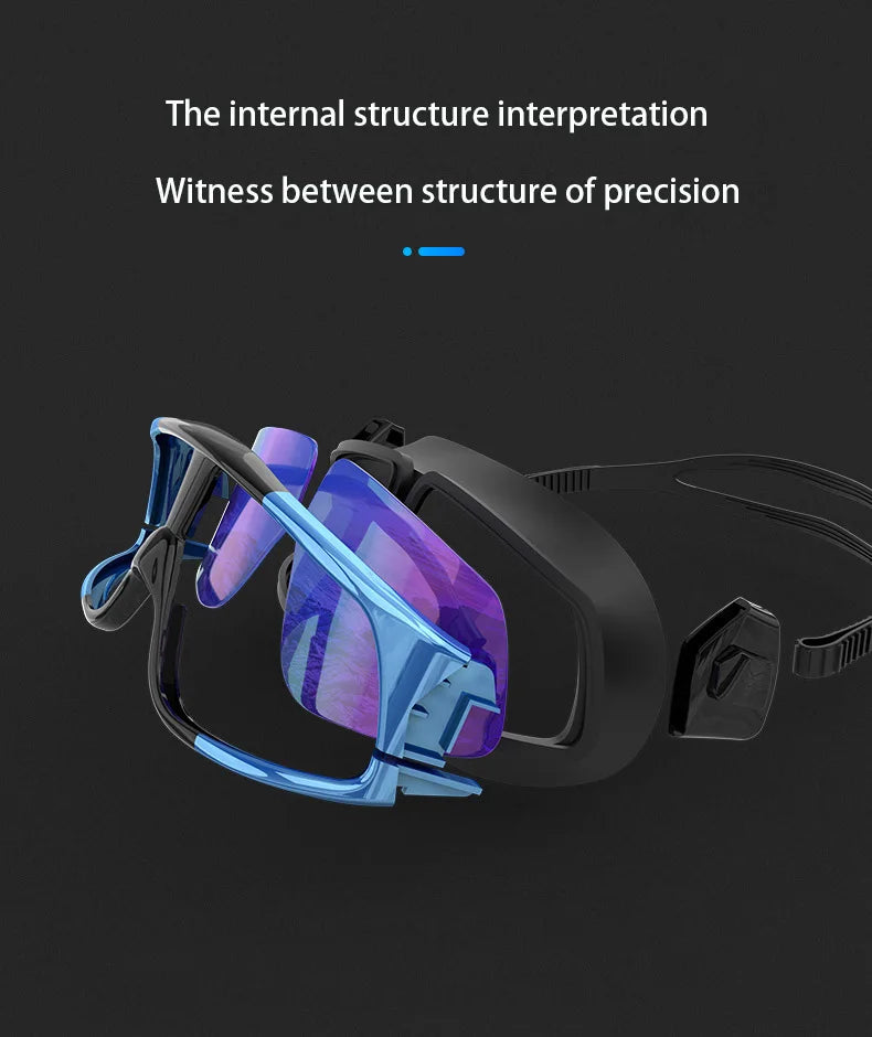 🥽 HD Anti-Fog Swimming Goggles – Large Frame