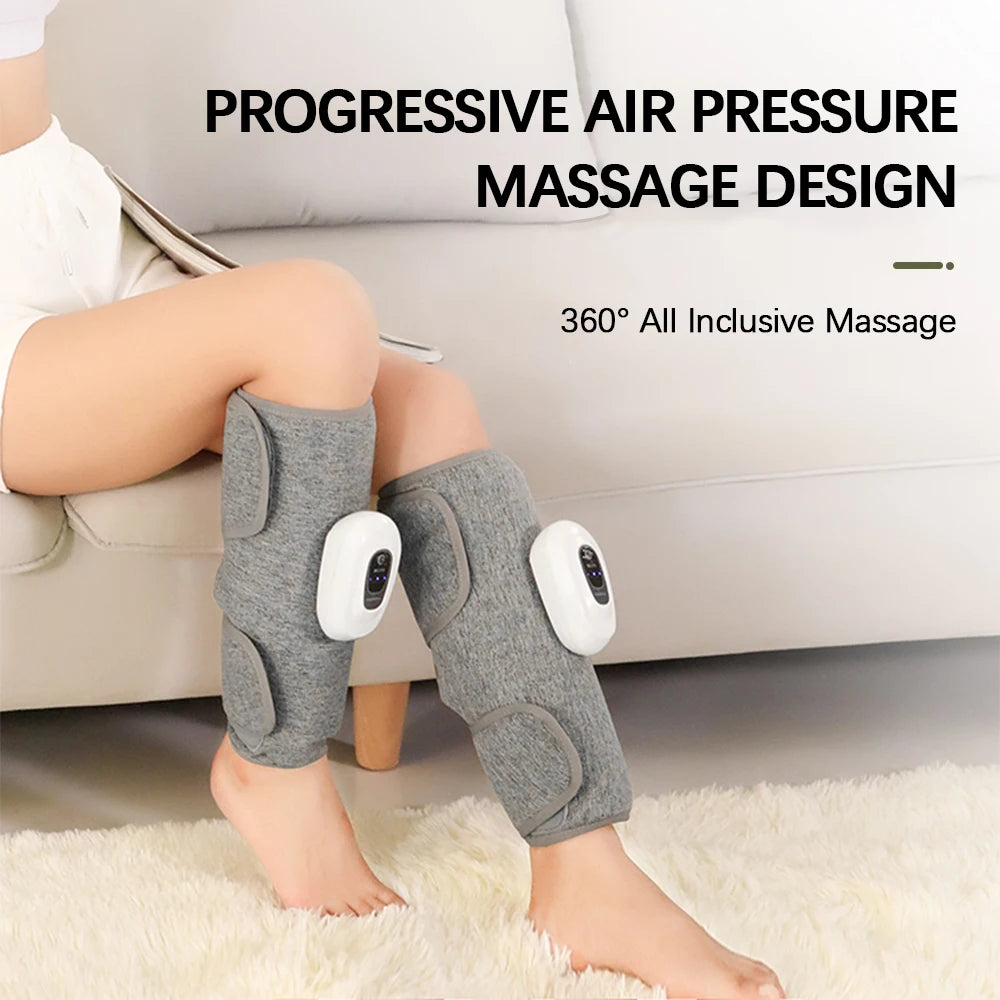 Wireless Leg Massager – Rechargeable Air Compression Calf & Foot Massage for Muscle Pain Relief