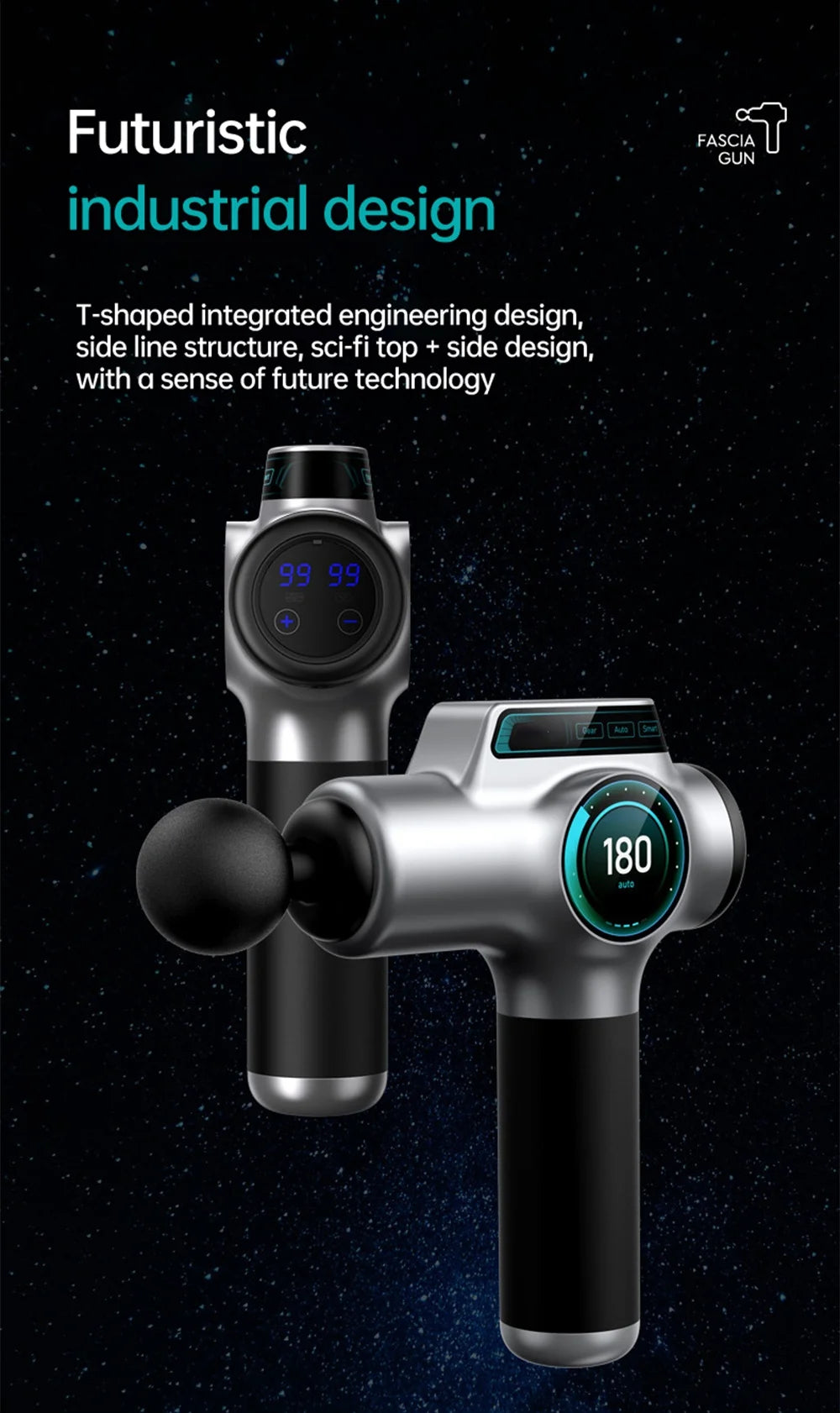 99-Speed Muscle Massage Gun – Professional Deep Tissue Massager for Neck & Back Pain