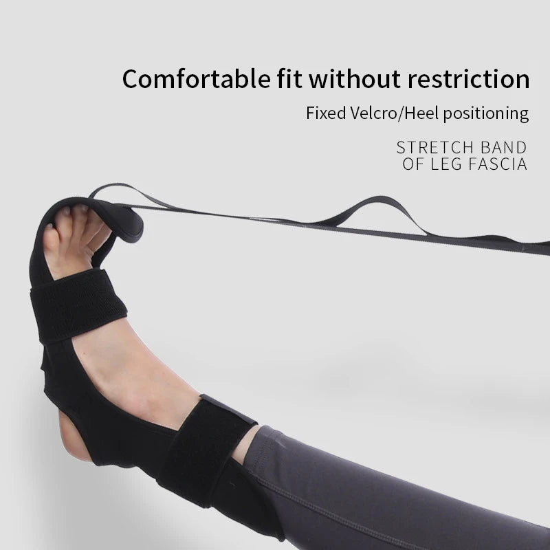 🧘 Yoga Leg Stretcher Strap – Flexibility Trainer for Legs, Rehab, and Plantar Fasciitis Relief