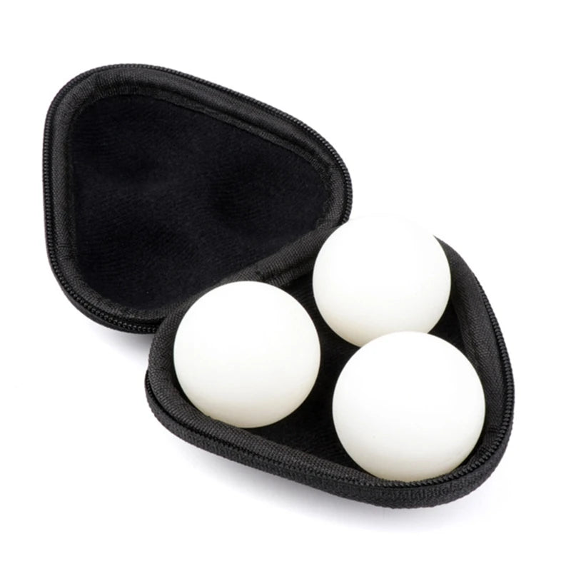 Table Tennis Ball Storage Case – Compact Holder for 3 Ping Pong Balls, Portable Protective Box