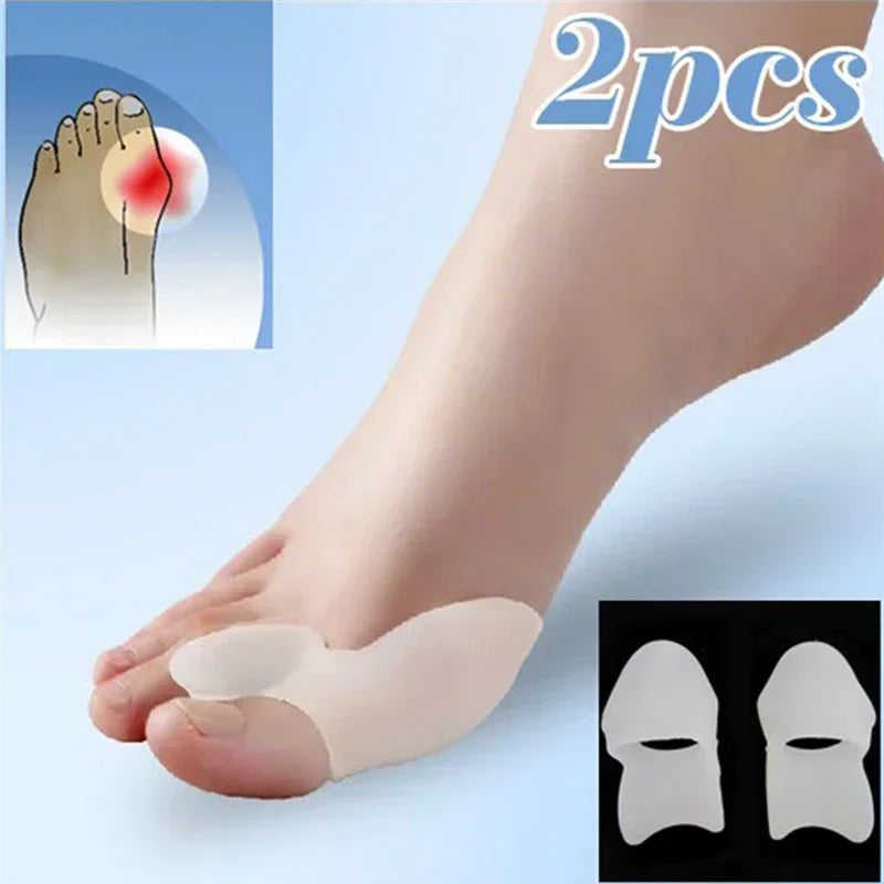 Silicone Gel Toe Separators – Bunion & Thumb Corrector for Pain Relief and Toe Alignment