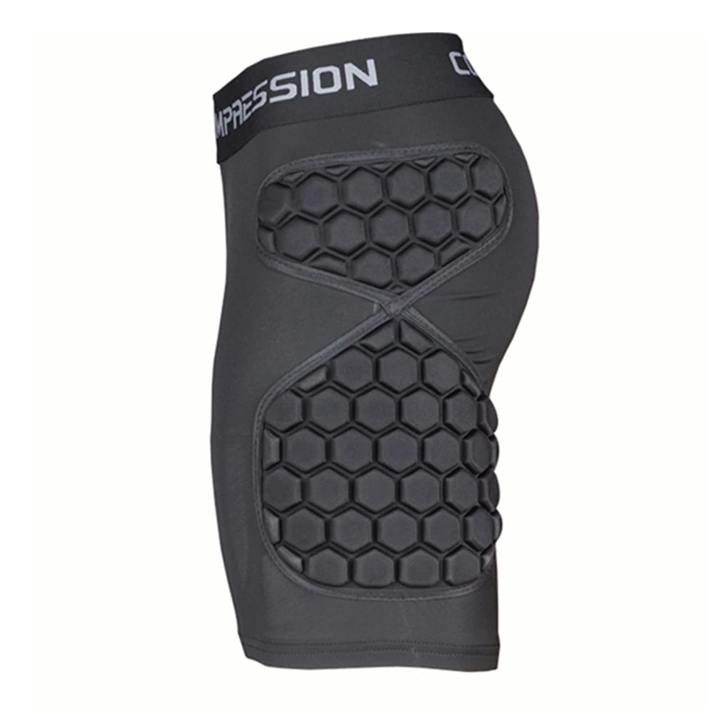 🩳 Goalkeeper Padded Shorts – EVA Sponge Hip Pad Protection Gear