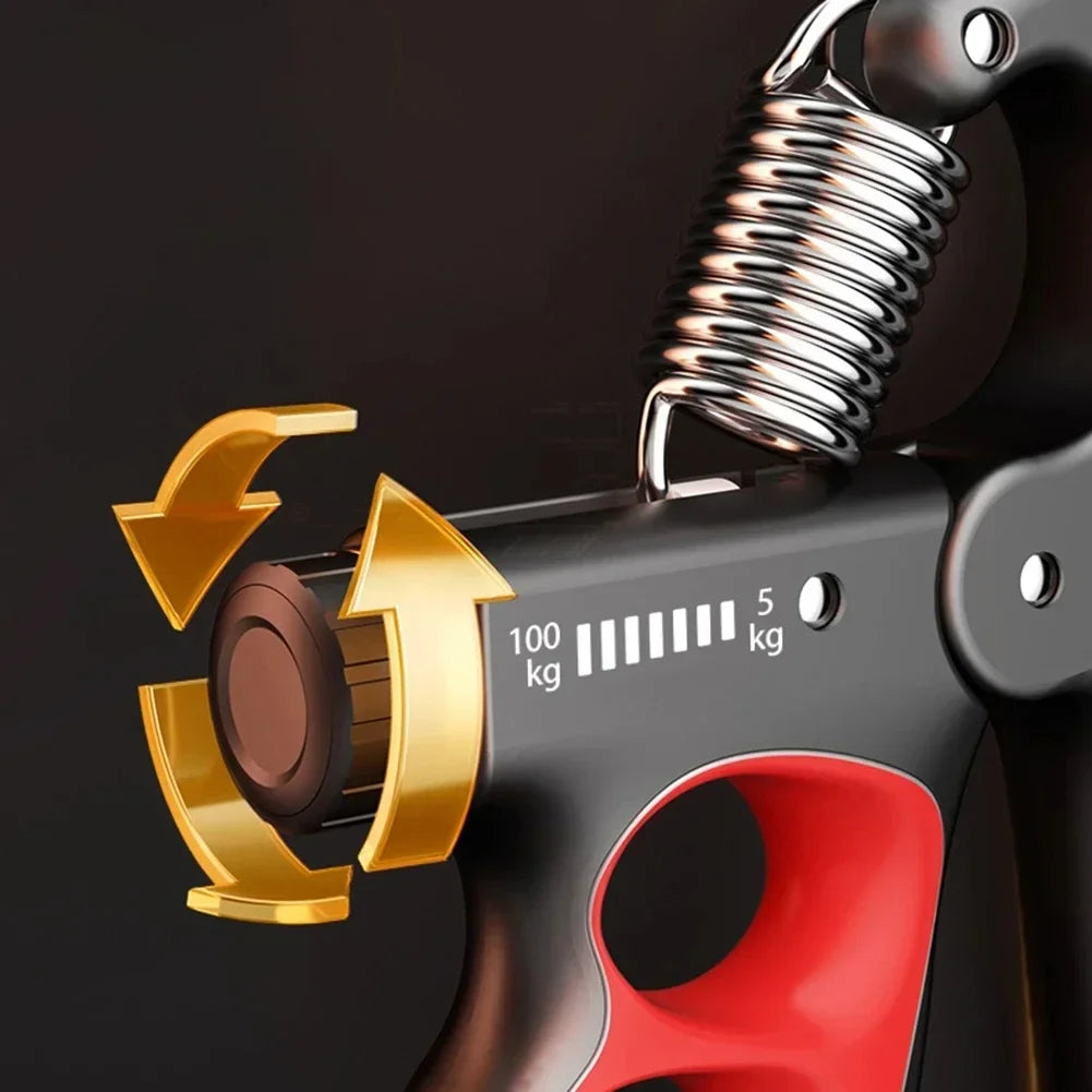 Adjustable Hand Grip Strengthener w/ Counter – Single, 6pcs or 7pcs Set