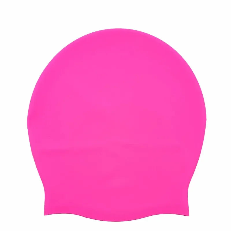 💦 Large Waterproof Silicone Swim Cap