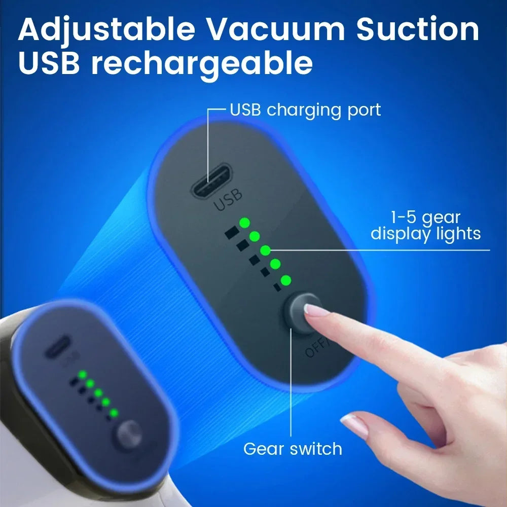 Rechargeable Electric Cupping Set – Magnetic Therapy Scraping Massager for Slimming, Pain Relief & Muscle Recovery
