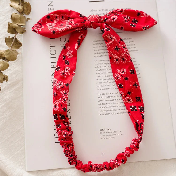💫 Boho Soft Vintage Headbands – Cross Knot Elastic Hair Turban
