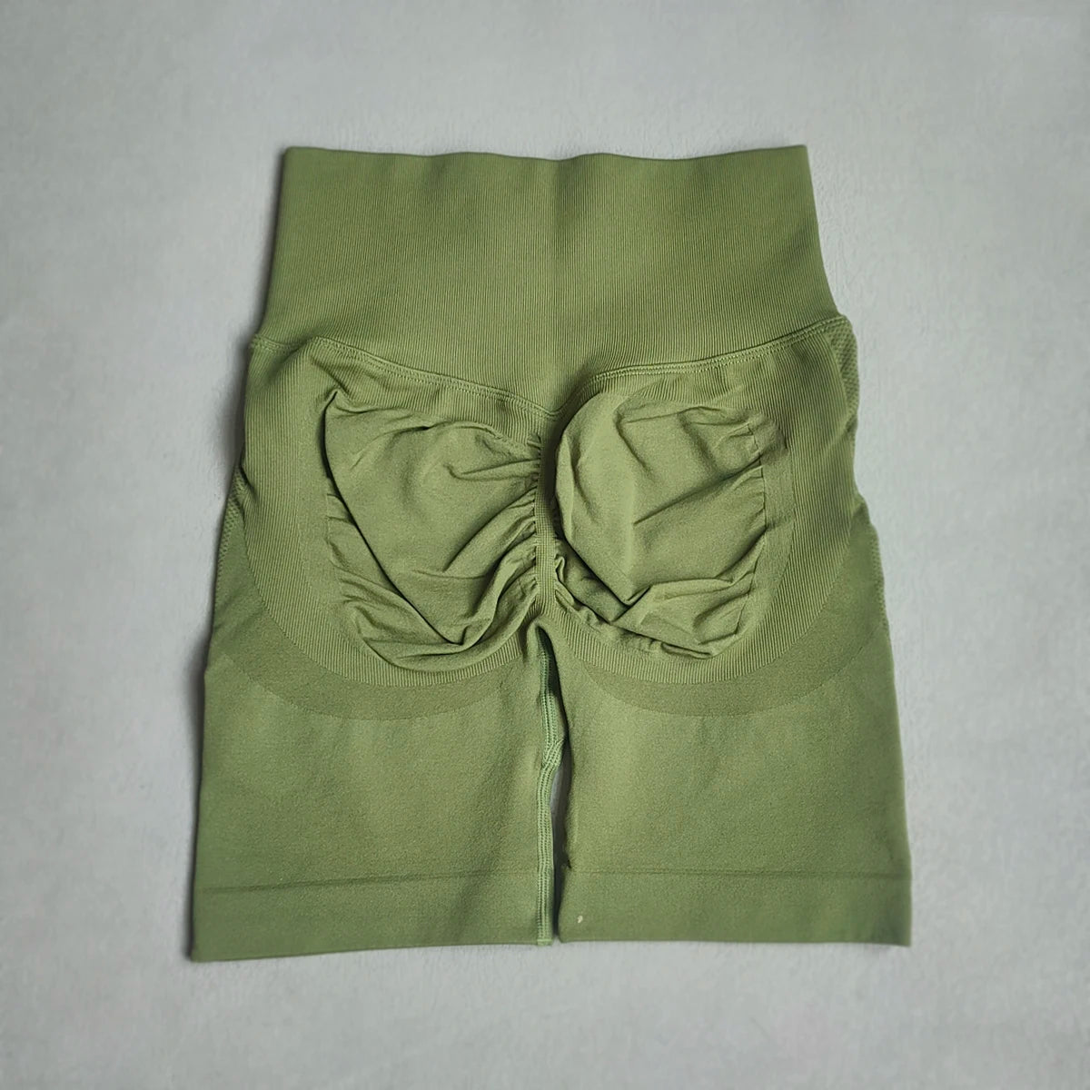 🩳 Seamless Yoga Shorts for Women – High Waist Push-Up Fit